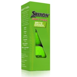 Srixon Soft Feel Brite Matte Color Golf Balls -Cheap Golf Shop SOFTFEELBriteGreen13 Sleeve FLIP reflection