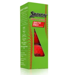 Srixon Soft Feel Brite Matte Color Golf Balls -Cheap Golf Shop SOFTFEELBriteRed13 Sleeve FLIP reflection