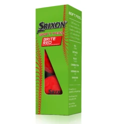 Srixon Soft Feel Brite Matte Color Golf Balls -Cheap Golf Shop SOFTFEELBriteRed13 Sleeve reflection