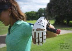 Bionic Golf Women's StableGrip Gloves With Natural Fit Technology -Cheap Golf Shop Stable Grip with Natural Fit Brown 3