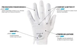 Bionic Golf Women's StableGrip Gloves With Natural Fit Technology -Cheap Golf Shop Stable Grip with Natural Fit White
