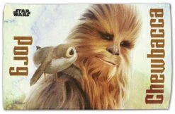 Star Wars Fan Towels 16" X 25" -Cheap Golf Shop Star Wars Chewbacca and Porg Towel