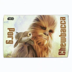 Star Wars Fan Towels 16" X 25" -Cheap Golf Shop Star Wars Fan towel 16x25 Chewbacca Porg