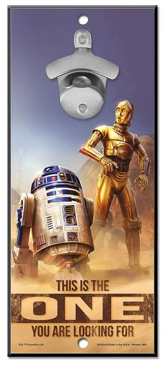 WinCraft Star Wars Bottle Opener 13" X 5" Wooden Signs 4 WinCraft Star Wars Bottle Opener 13" X 5" Wooden Signs - Image 4