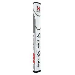 SuperStroke Traxion Flatso Putter Grips -Cheap Golf Shop TraxionFlatsoWhiteGrayRed