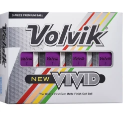 Volvik Vivid Matte Finish Golf Balls - Dozen -Cheap Golf Shop Vivid P