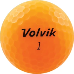 Volvik Vivid Matte Finish Golf Balls - Dozen -Cheap Golf Shop Vivid Sherbert Orange