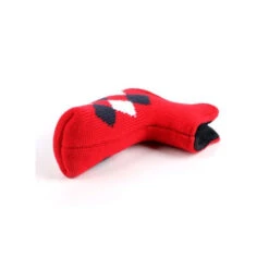Volf Golf Classic Knit Putter Cover - Red -Cheap Golf Shop VolfGolfHeadcovers RedKnitPutter4