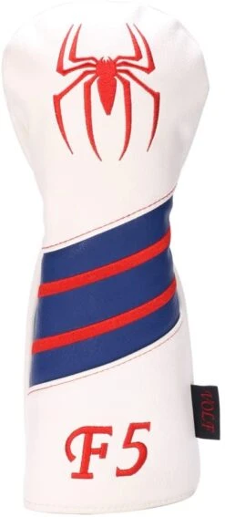 Volf Golf Red White Blue Leather Spider Headcovers -Cheap Golf Shop VolfGolfHeadcovers SpiderFairway 5
