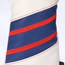 Volf Golf Red White Blue Leather Spider Headcovers -Cheap Golf Shop VolfGolfHeadcovers SpiderWoodsSets2