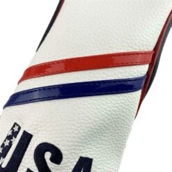 Volf Golf Red White Blue Leather USA Headcovers -Cheap Golf Shop VolfGolfHeadcovers USAFairway1