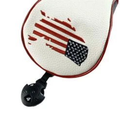 Volf Golf Red White Blue Leather USA Headcovers -Cheap Golf Shop VolfGolfHeadcovers USAFairway2