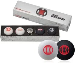 Volvik Marvel Limited Edition Marvel Golf Ball Gift Packs -Cheap Golf Shop Volvik Vivid Marvel Black Widow Gift Pack