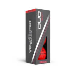 Wilson Staff Duo Soft 2.5 Golf Balls -Cheap Golf Shop WG2006106 6 Duo Soft Red Ball 3Ball Sleeve