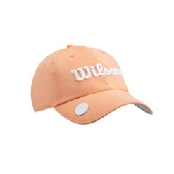 Wilson Staff Ladies Pro Tour Golf Hat -Cheap Golf Shop WGH70001P 4 WS PRO TOUR HAT Peach WH.png.cq5dam.web .1200.1200