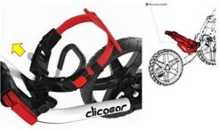 Clicgear Golf 3-Wheel Push Cart Model 4.0 33 Clicgear Golf 3-Wheel Push Cart Model 4.0 -Cheap Golf Shop White 8