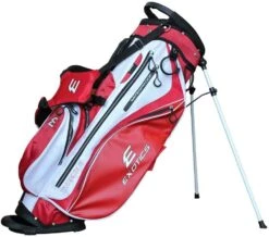 Tour Edge Exotics Xtreme 4 Stand Bags -Cheap Golf Shop Xtreme 4 Carry Bag Red White
