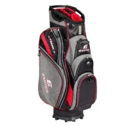 Tour Edge Exotics Xtreme 4 Cart Bags -Cheap Golf Shop Xtreme 4 Cart Bag Black Scratch Plaid Red