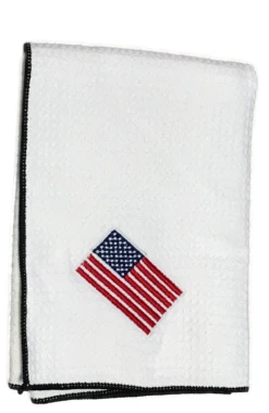 Joseph Elliott USA Embroidered Flag 18" X 18" Micro Fiber Towels 25 Joseph Elliott USA Embroidered Flag 18" X 18" Micro Fiber Towels -Cheap Golf Shop je6
