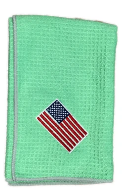Joseph Elliott USA Embroidered Flag 18" X 18" Micro Fiber Towels 26 Joseph Elliott USA Embroidered Flag 18" X 18" Micro Fiber Towels -Cheap Golf Shop je7